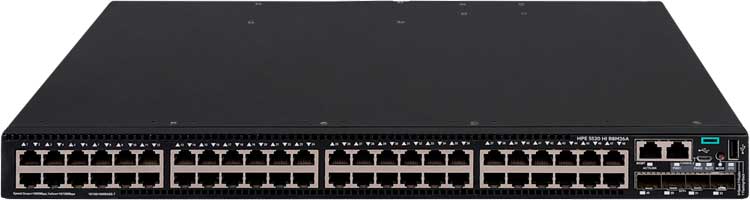 R8M26A HPE - Switch 48 portas LAN FlexNetwork 5520 48G 4SFP+ Hi