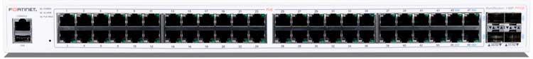 FS-148F-FPOE FortiSwitch - Switch 48 portas LAN Gigabit Full PoE e 4SFP+