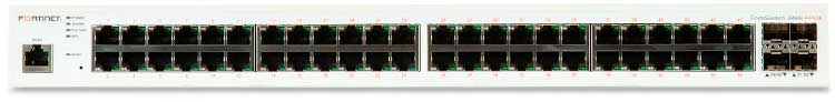 FS-248E-FPOE FortiSwitch - Switch 48 portas Gigabit Full PoE e 4SFP