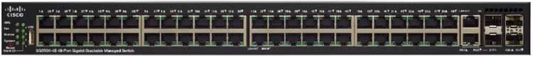 Cisco SG550X-48 - Switch Gerenciável com 48 Portas Gigabit