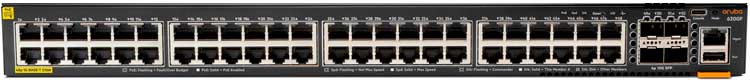 JL727A Aruba HPE - Switch CX 6200F 48G PoE 4SFP+ 48 portas LAN Gigabit