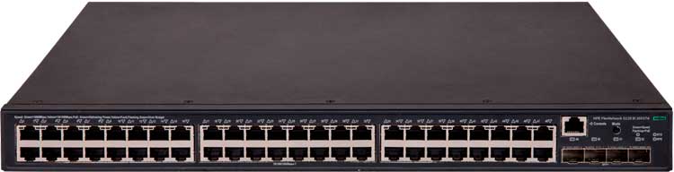 JG937A HPE - Switch 48 portas FlexNetwork 5130 48G PoE+ 4SFP+ EI