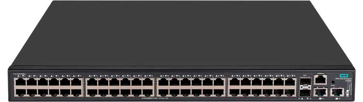 JL825A HPE - Switch 48 portas FlexNetwork 5140 48G PoE+ 2SFP+ 2XGT EI