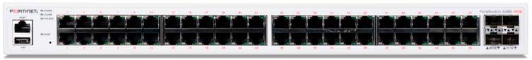FS-448E-POE FortiSwitch - Switch 48 portas LAN Gigabit PoE e 4SFP+