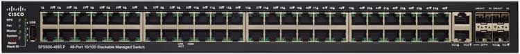 Cisco SF550X-48MP - Switch Gerenciável com 48 Portas PoE Fast Ethernet