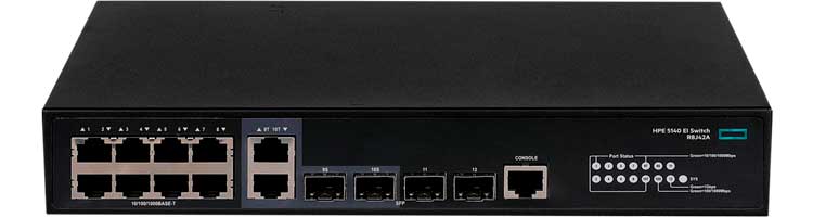 R8J42A HPE - Switch 8 portas FlexNetwork 5140 8G 2SFP 2GT Combo EI