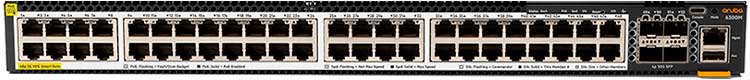 JL659A Aruba HPE - Switch CX 6300M 48 portas LAN Gigabit Smart Rate PoE