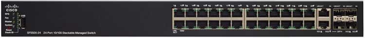 Cisco SF550X-24 - Switch Gerenciável com 24 Portas Fast Ethernet