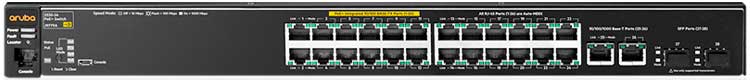 J9779A Aruba - Switch Aruba 2530 24G PoE+ 24 portas LAN Gigabit