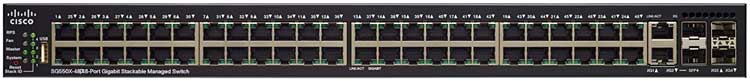 Cisco SG550X-48P - Switch Gerenciável com 48 Portas Gigabit PoE
