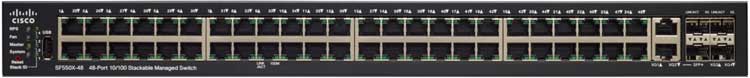 Cisco SF550X-48 - Switch Gerenciável com 48 Portas Fast Ethernet