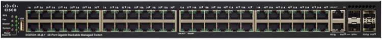 Cisco SG550X-48MP - Switch Gerenciável com 48 Portas Gigabit PoE