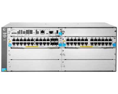 J9824A Aruba HPE - Switch de chassi modular 44p PoE+ RJ-45 e 4p SFP