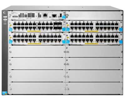 J9826A Aruba HPE - Switch de chassi modular 92p PoE+ RJ-45 e 4p SFP