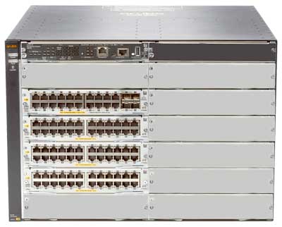 JL001A Aruba HPE - Switch de chassi modular 92p PoE+ e 4p SFP+