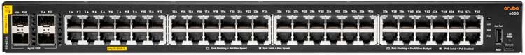 R8N85A Aruba HPE - Switch CX 6000 48G 48 portas LAN Gigabit PoE