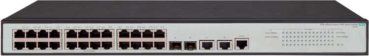 JG962A HPE - Switch 24 portas OfficeConnect 1950 24G 2SFP+ 2XGT PoE+