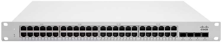 MS250-48-HW Meraki Cisco - Switch 48 portas LAN Gigabit Layer 3