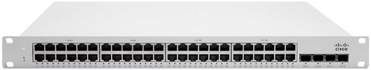 MS250-48LP-HW Meraki Cisco - Switch 48 portas PoE LAN Gigabit Layer 3