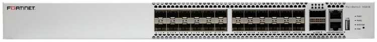 FS-1024E FortiSwitch - Switch 24 portas LAN 10 Gigabit SFP+ e 2p 40GE/100GE