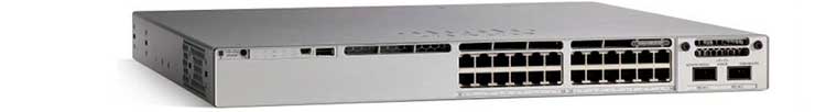 C9300L-24UXG-2Q Cisco - Switch Catalyst 24 portas LAN MultiGigabit UPoE
