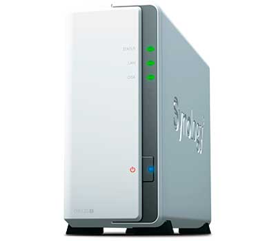 DS120j Synology Diskstation - Storage NAS doméstico 1 Baia até 20TB SATA