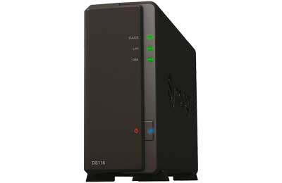 DS116 Synology Diskstation - Storage NAS 1 Baia até 10TB