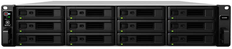 UC3200 Synology - Storage SAN 12 baias p/ HDD SATA/SAS/SSD