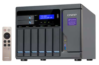 TVS-882 Qnap - Tiered Storage Network SATA até 96TB