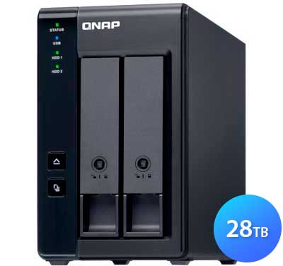 TR-002 28TB Qnap - Gabinete de expansão JBOD RAID USB-C
