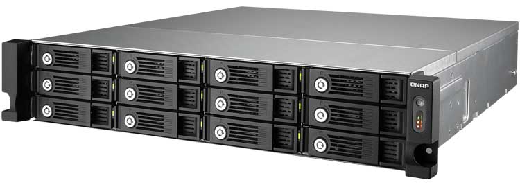 TS-1253U-RP - Storage NAS Rack 12 HDs 72TB Qnap