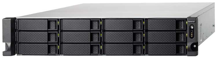 TS-1263U-RP Qnap - Storage Rack 12 hard disks até 60TB