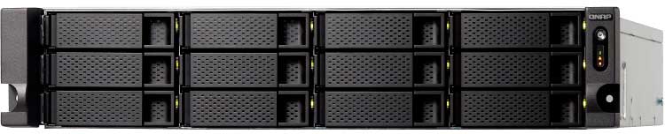 Qnap TS-1263XU - Servidor de backup rackmount 12 baias hot-swappable