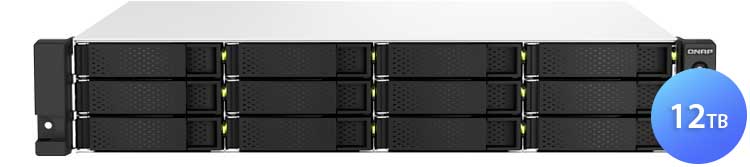 TS-1264U-RP 12TB Qnap - Storage NAS 12 Bay rackmount SATA/SSD