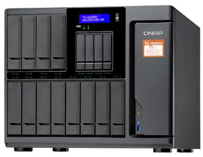 TS-1635AX Qnap - Storage NAS 12 baias Externo SSD/SATA até 216TB