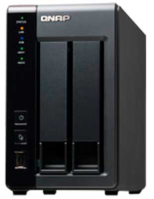 TS-219P-II Qnap - NAS Storage Doméstico p/ 2 Hard Disks SATA