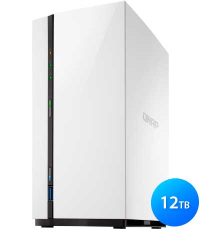 TS-228A 12TB Qnap, Storage NAS e Media Center Doméstico