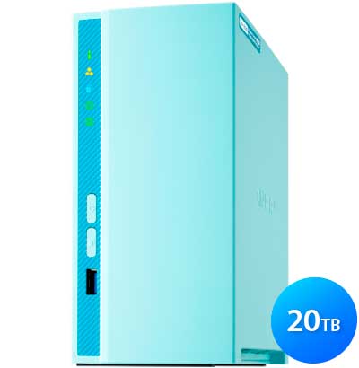 TS-230 20TB Qnap - Storage NAS 2 Bay p/ Hard Disks SATA