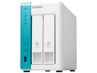 TS-231P3 Qnap - Storage NAS 2 baias p/ hard disks SATA