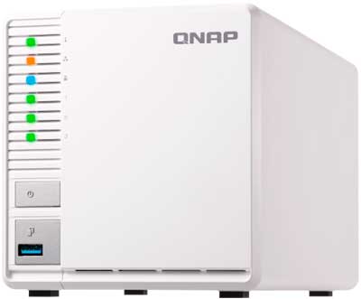 Qnap TS-328 - NAS 3 baias easy-swappable para RAID 5