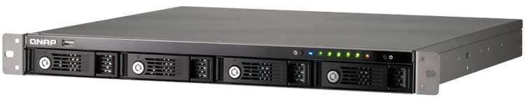 Qnap TS-412U - Storage NAS 4 baias HDD SATA rackmount