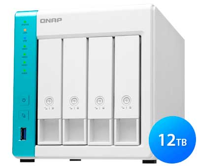 TS-431K 12TB Qnap - Storage NAS 4 Baias SATA