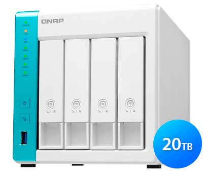 TS-431K 20TB Qnap - Storage NAS 4 Baias SATA