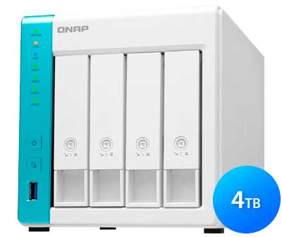 TS-431K 4TB Qnap - Storage NAS 4 Baias SATA