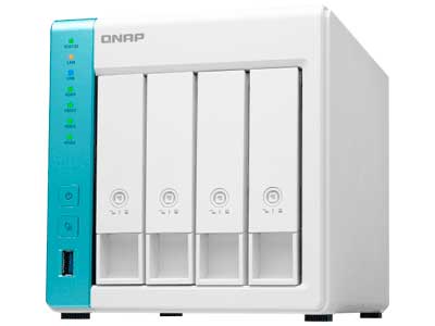 TS-431P3 Qnap - NAS 4 baias SATA até 72TB e Criptografia