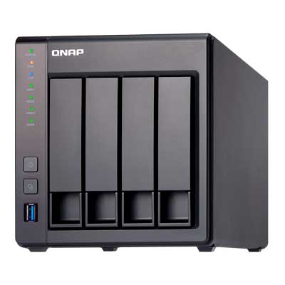 TS-431X Qnap - NAS server para 4 hard disks SATA até 40TB