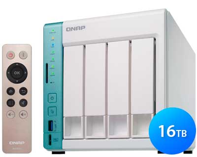 TS-451A 16TB Qnap - Servidor NAS 4 bay Desktop SATA