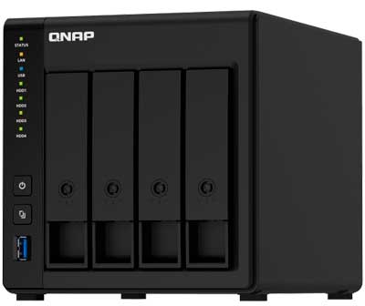 Qnap TS-451D2 - Storage NAS 4 baias p/ hard disks SATA até 72TB