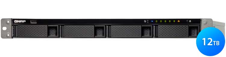 TS-463U Qnap - 4 Bay Storage 12TB Rackmount 