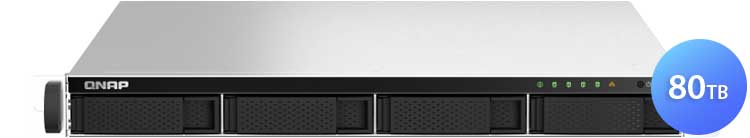 Qnap TS-464U-RP - Storage NAS 4 Bay Rackmount SATA até 80TB